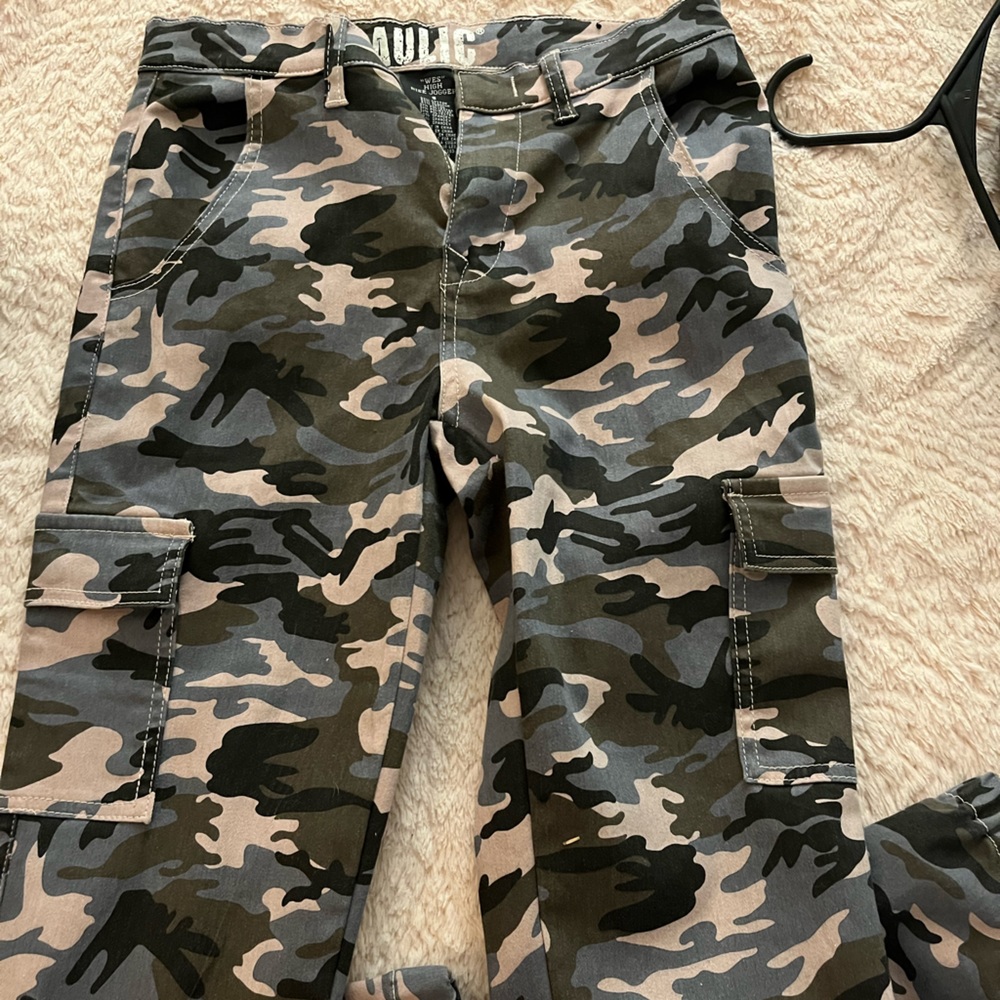 Camo cargo pants